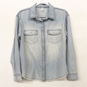 BP. Gray Denim Shirt